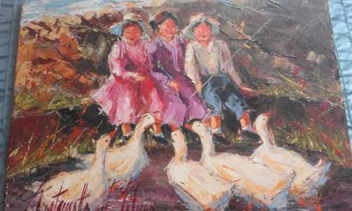 Stunning Antoinette van der Merwe  - Oil Painting