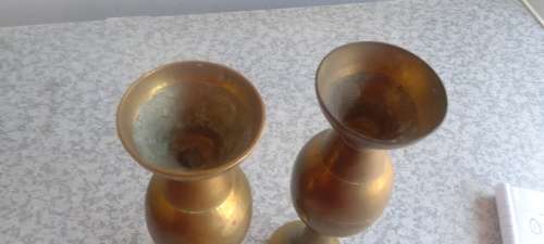 Vintage Brass Vases