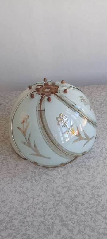 Vintage Retro Flower  Glass Ceiling Light Shade