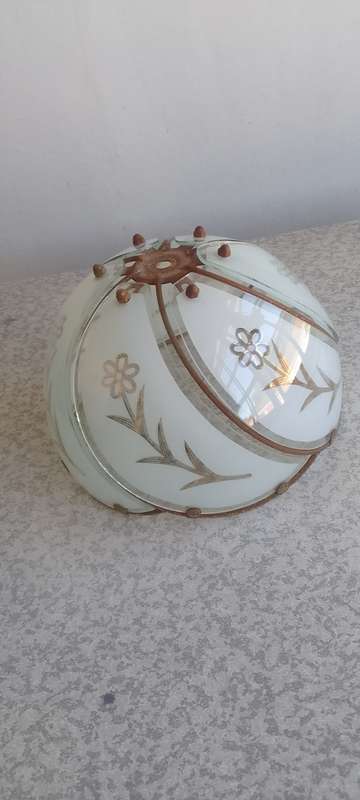 Vintage Retro Flower  Glass Ceiling Light Shade