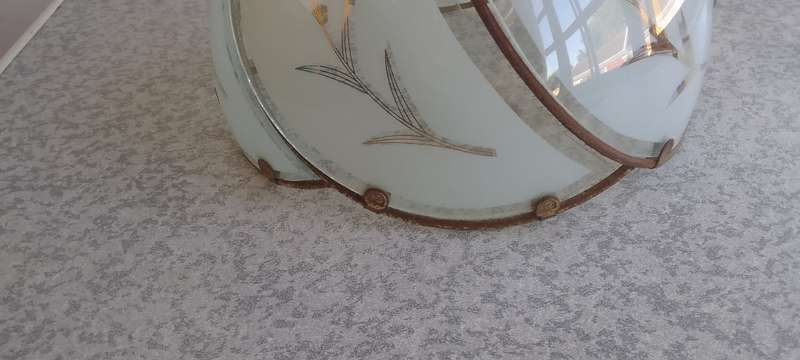 Vintage Retro Flower  Glass Ceiling Light Shade