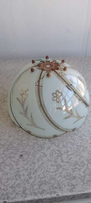 Vintage Retro Flower  Glass Ceiling Light Shade