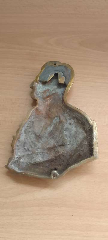 Solid Brass  - Duke Of Wellington  Wall Plaque