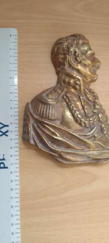 Solid Brass  - Duke Of Wellington  Wall Plaque
