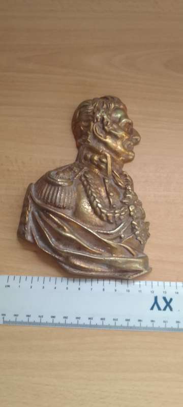 Solid Brass  - Duke Of Wellington  Wall Plaque