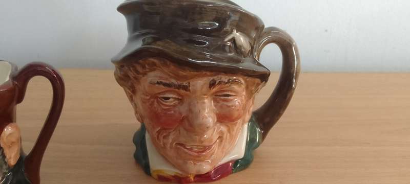 2 x Royal Dalton jugs  Old Charley And Paddy
