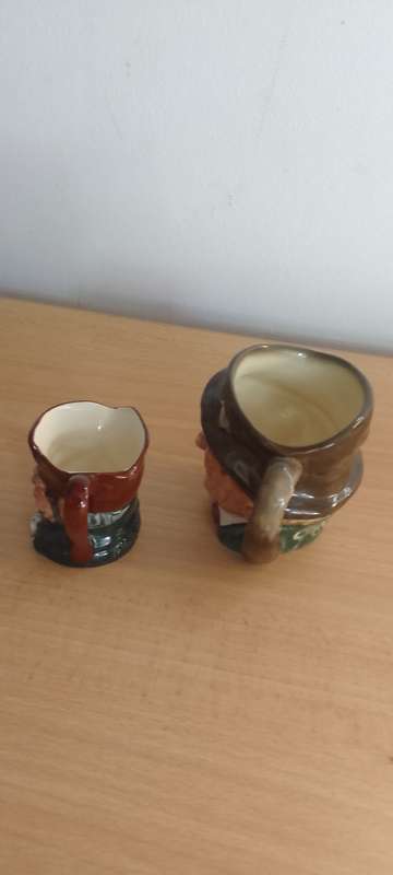 2 x Royal Dalton jugs  Old Charley And Paddy