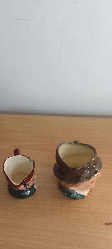 2 x Royal Dalton jugs  Old Charley And Paddy