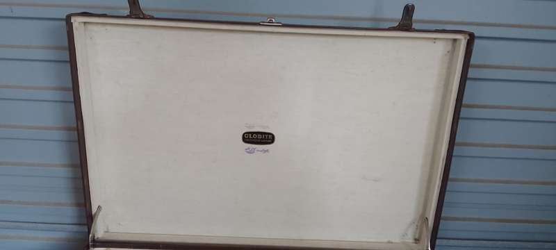 Vintage Solid  Large  Globite Suitcase  - Numberd