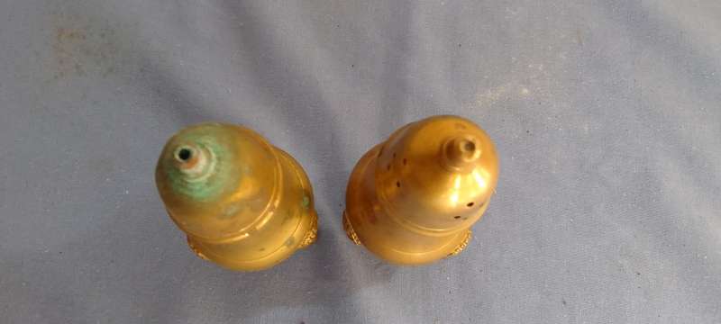 Brass Salt And Pepper Shakers