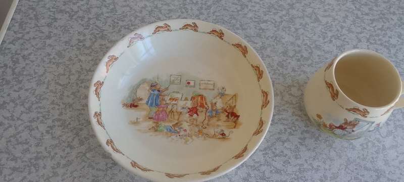 Royal Doulton - Bunnykins Bowl and Mug