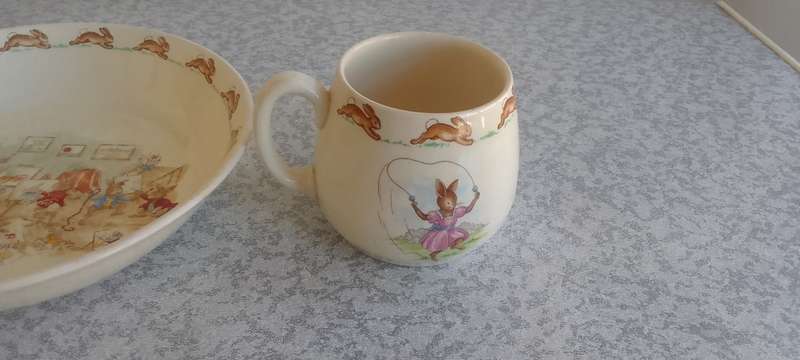 Royal Doulton - Bunnykins Bowl and Mug