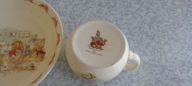 Royal Doulton - Bunnykins Bowl and Mug