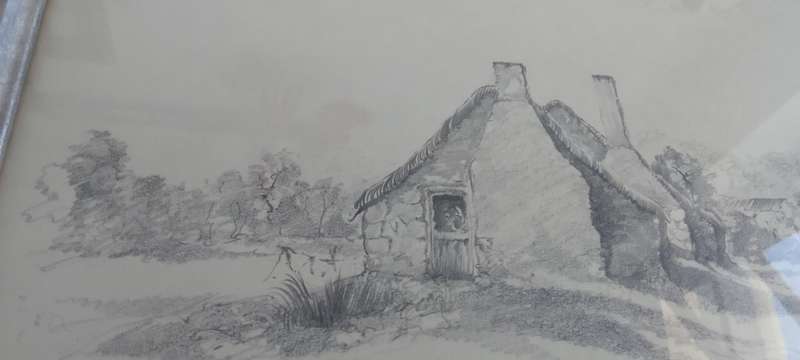 Stunning Pencil  Art Framed - 1978
