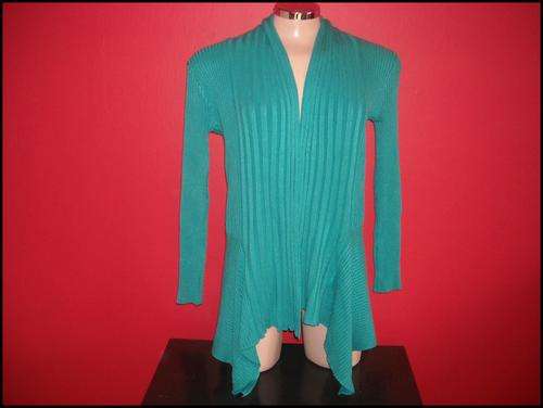 ***Special***Ladies  Turquoise  Waterfall Cardigan***