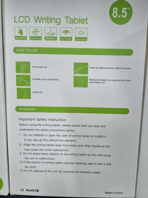 LCD Writing Pad