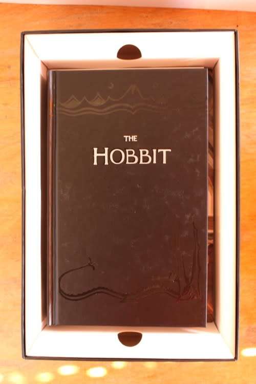"The Hobbit" special collector's edition, with map and postcards