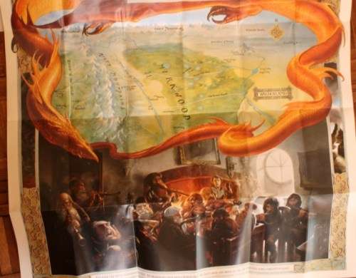 "The Hobbit" special collector's edition, with map and postcards