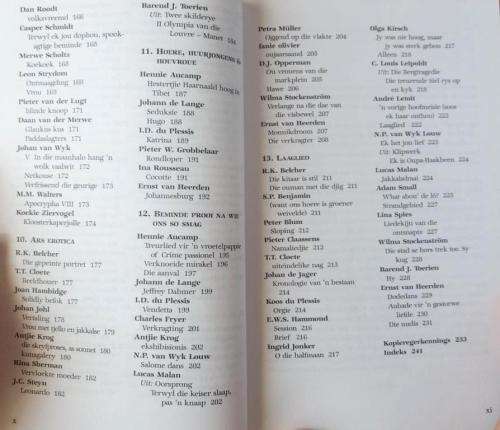 Die Dye Trek die Dye Aan (anthology of erotic poetry) edited by Antjie Krog