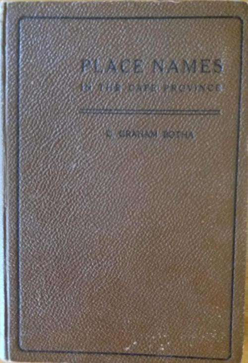 Place Names of the Cape Province