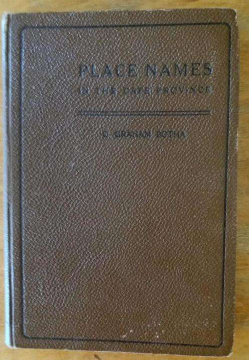 Place Names of the Cape Province