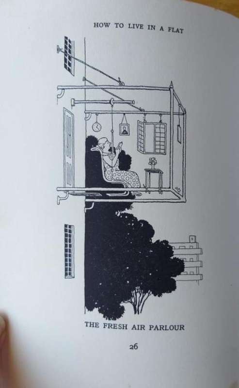 How To Live In A Flat- illustrated by W Heath Robinson