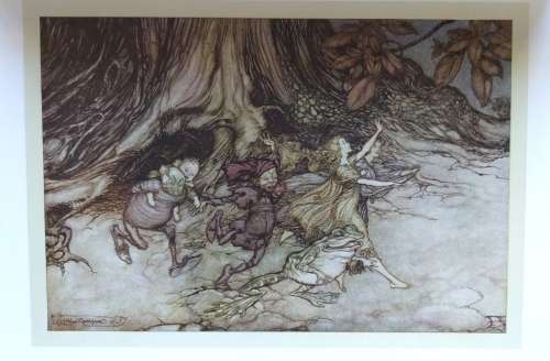 Peter Pan in Kensington Gardens (1909 edition) colour plates by Arthur Rackham