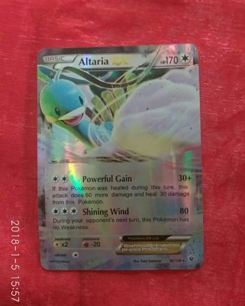Pokemon Altaria EX Holo Card
