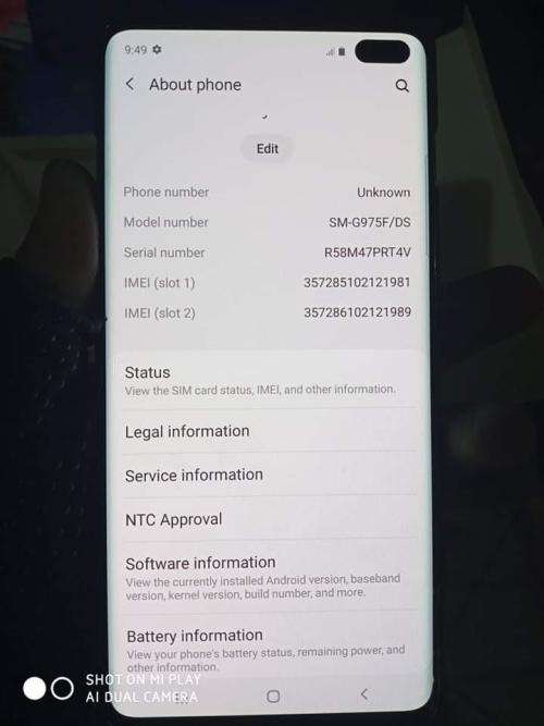 Samsung Galaxy S10+
