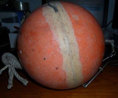 TRAWLNET GLASS BALL  MADE IN DENMARK -NOKALON