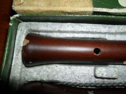VINTAGE EINE MOLLENHAUER BLOCKFLTE- WOODEN RECORDER -MADE IN GERMANY
