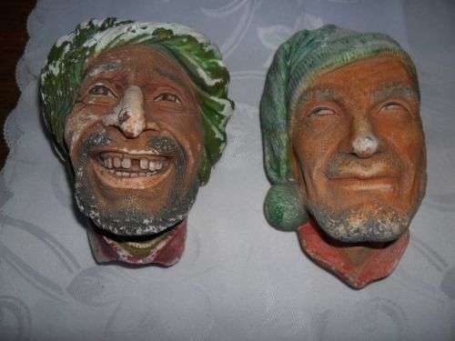 VINTAGE  SET OF 1960'S BOSSONS ENGLAND CHALKWARE WALL HANGINGS -R200 THE LOT