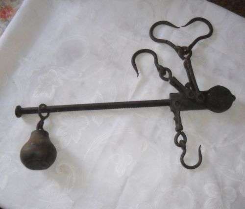 MILITARY STEELYARD SCALE -1941 CW BRECKWELL BIRMINGHAM TO WEIGH 56LB