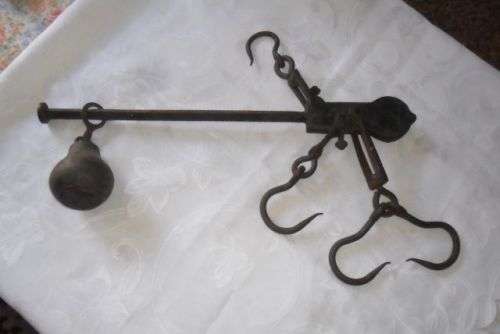 MILITARY STEELYARD SCALE -1941 CW BRECKWELL BIRMINGHAM TO WEIGH 56LB