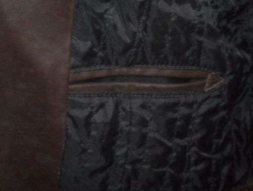 SA ARMY MILITARY POLICE LEATHER JACKET  SIZE 48 -----122cm