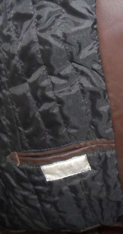 SA ARMY MILITARY POLICE LEATHER JACKET  SIZE 48 -----122cm