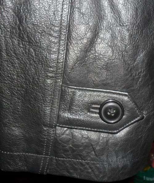 PIERRE CARDIN PARIS BLACK MEN'S LEATHER JACKET SIZE XXL  AS NEW