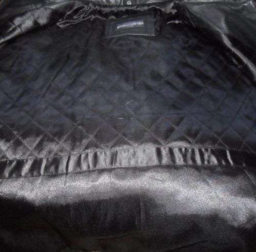 PIERRE CARDIN PARIS BLACK MEN'S LEATHER JACKET SIZE XXL  AS NEW