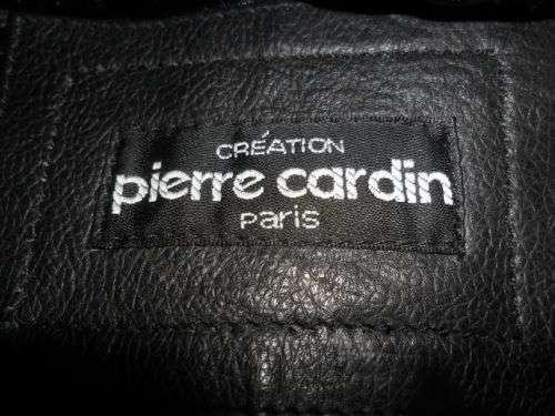 PIERRE CARDIN PARIS BLACK MEN'S LEATHER JACKET SIZE XXL  AS NEW