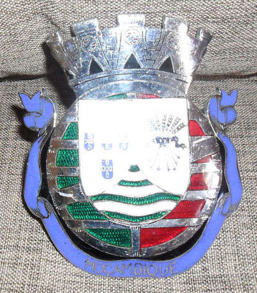MOZAMBIQUE  CAR BADGE
