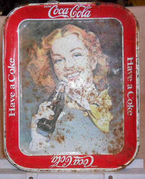 OLD COKE TRAY