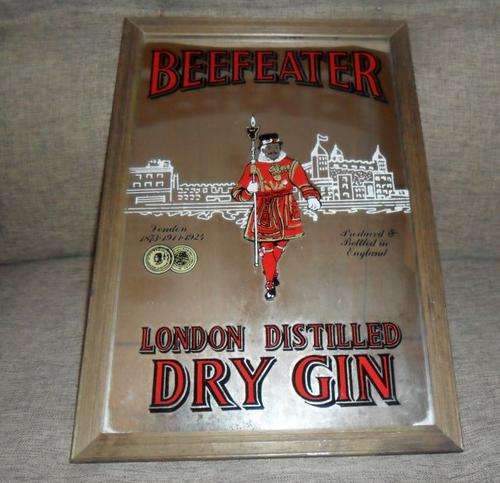 BEEFEATER DRY GIN BAR MIRROR