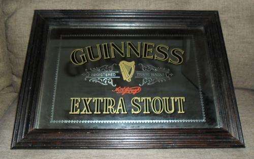 GUINNESS EXTRA STOUT BAR MIRROR