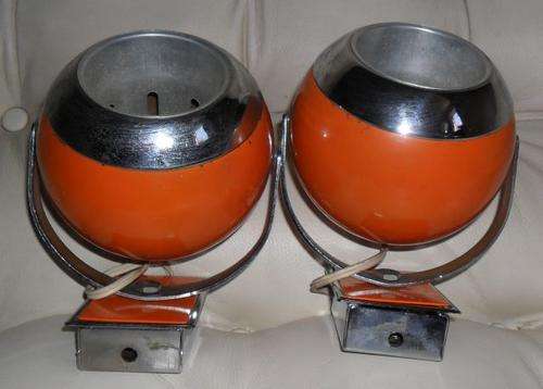 2 X ART DECO WALL LAMPS