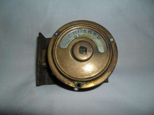 ANTIQUE BATHROOM BRASS LOCK