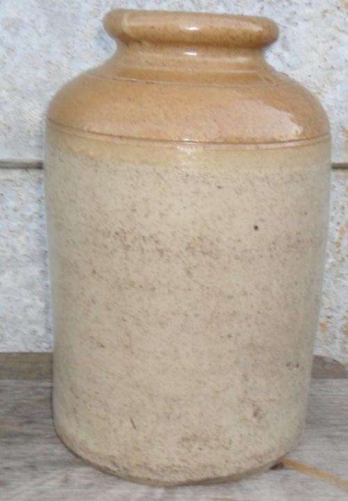 LARGE OLD EARTHENWARE JAR