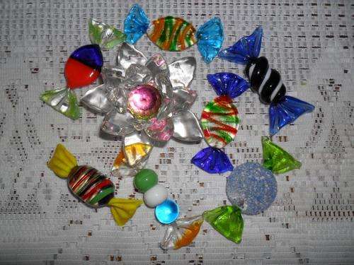 MURANO ?  GLASS SWEETS AND FLOWER
