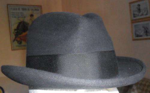 DAPPER HIGH QUALITY DOBBS 5TH AVENUE NEW YORK USA FUR FELT HAT -SMALL SIZE 7