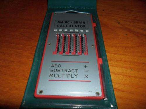 VINTAGE MAGIC  BRAIN CALCULATOR
