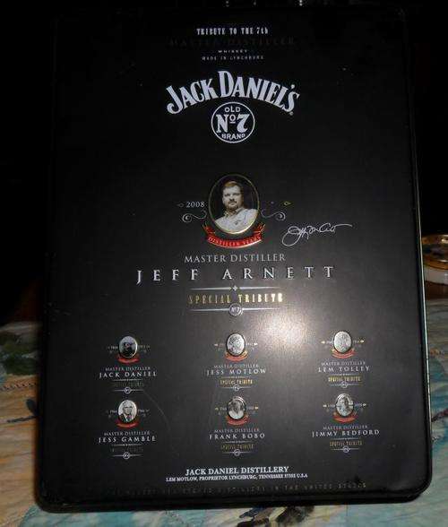 JACK DANIELS 2008 MASTER DISTILLER SPECIAL TRIBUTE DOUBLE TIN